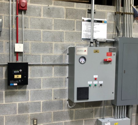Control Panel for Airex Baghouse Dust Collector for Box Manufacturer