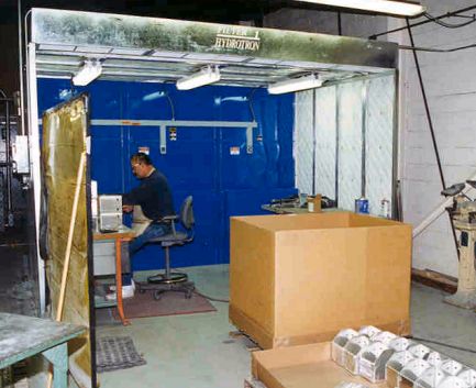 Wet Dust Collector Booth