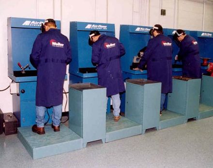 Single-station Downdraft Tables