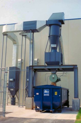 Cabinet Shop - Cyclone & Baghouse