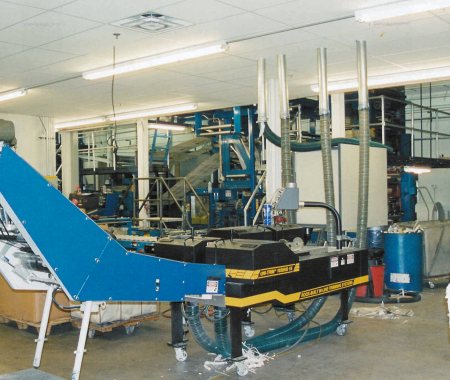 Typical paper trimming machines.